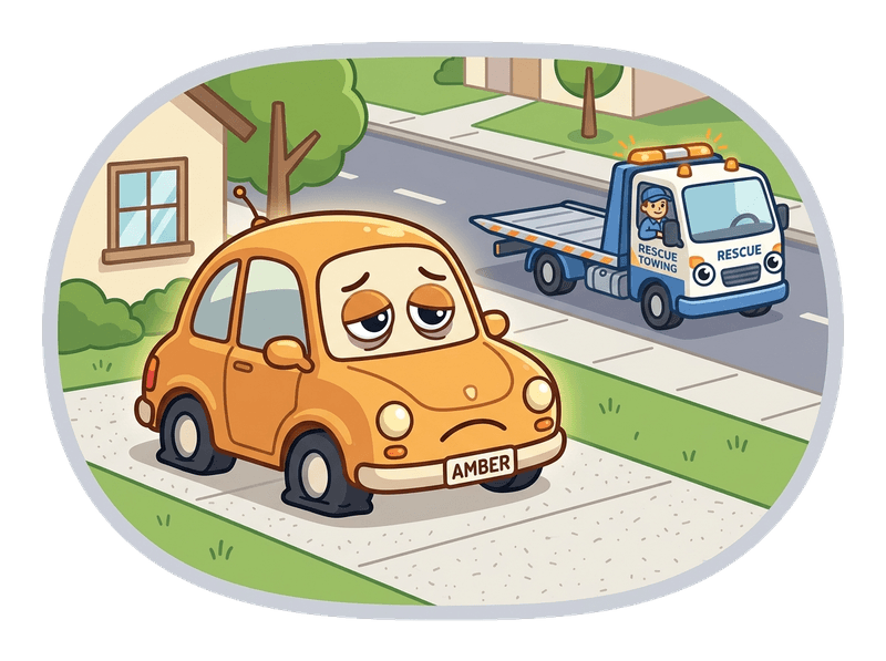 Illustration of non-runner collection service by Scrap Car SW21 New Malden